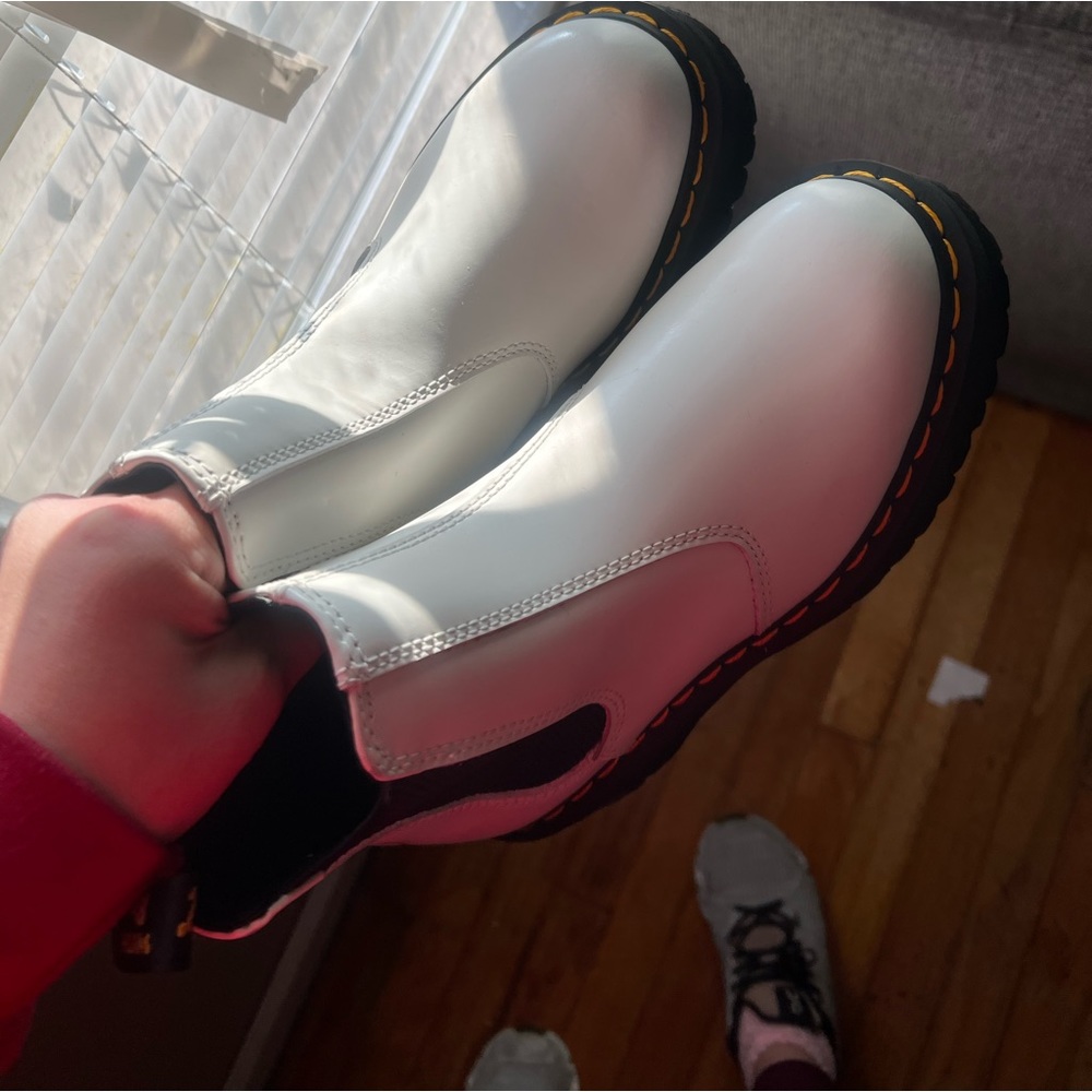 All White Docs. Worn For One Hour In The Car Only. - image 2